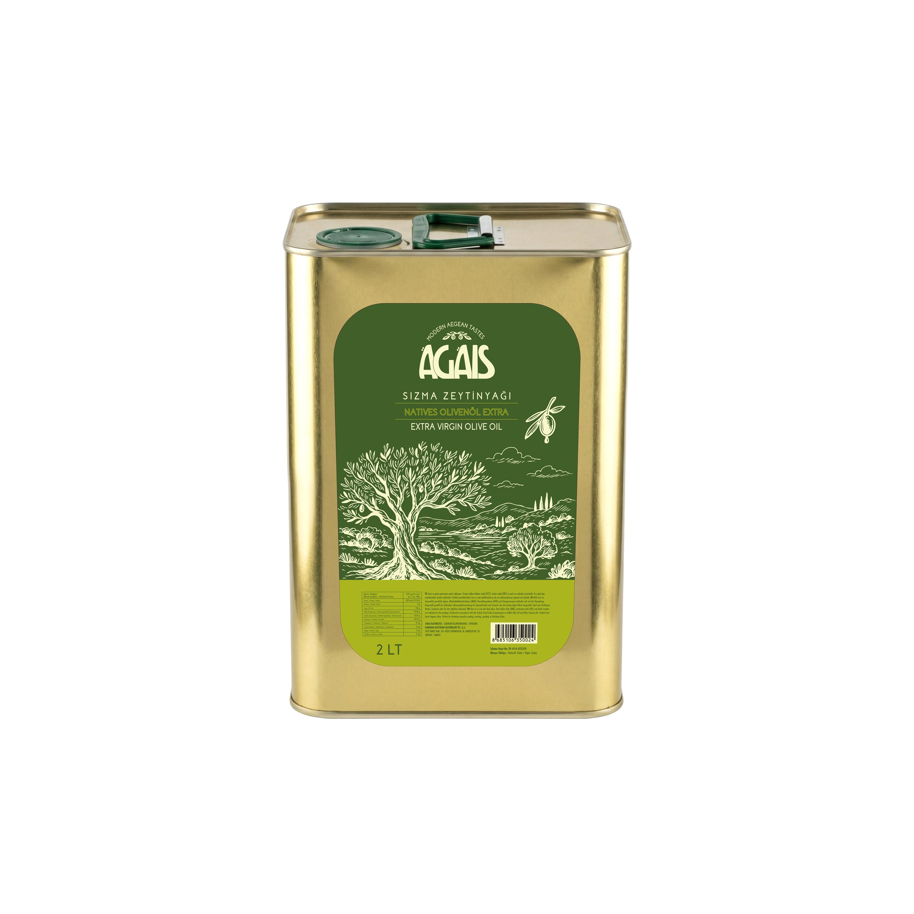 Natives Olivenöl Extra Vergine 2 lt