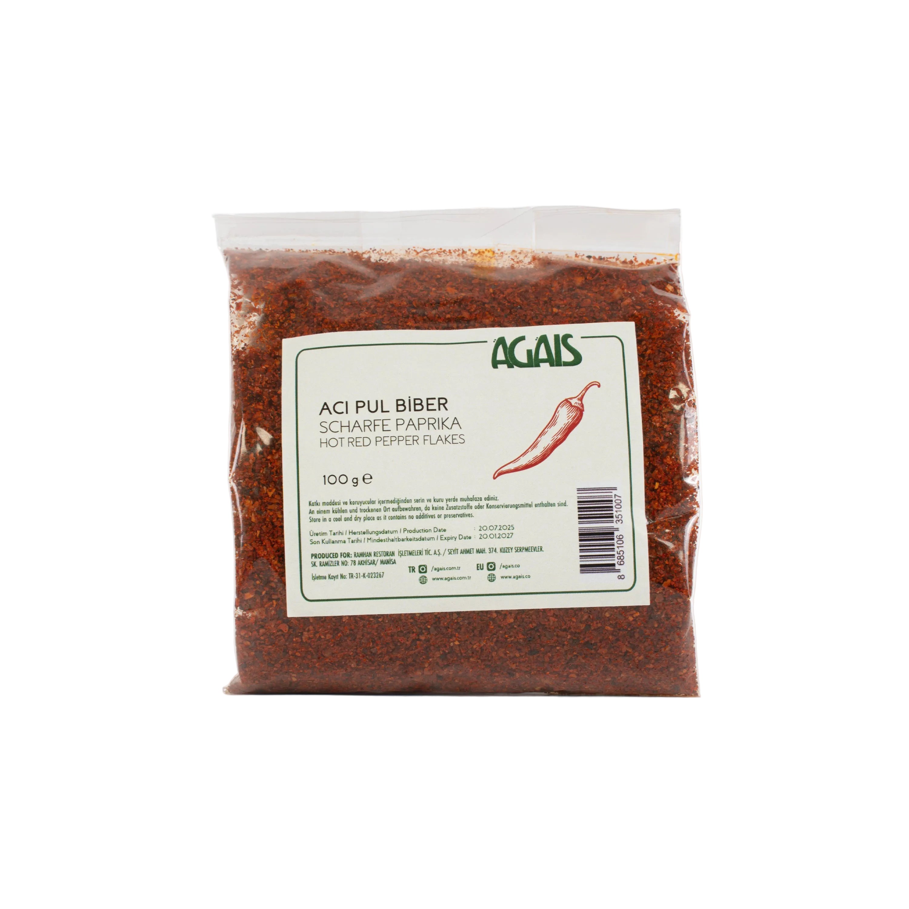 Scharf Paprika 100 GR