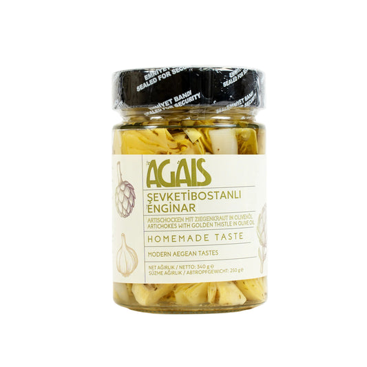 Artischoken mit Ziegenkraut in Olivenöl 340 gr