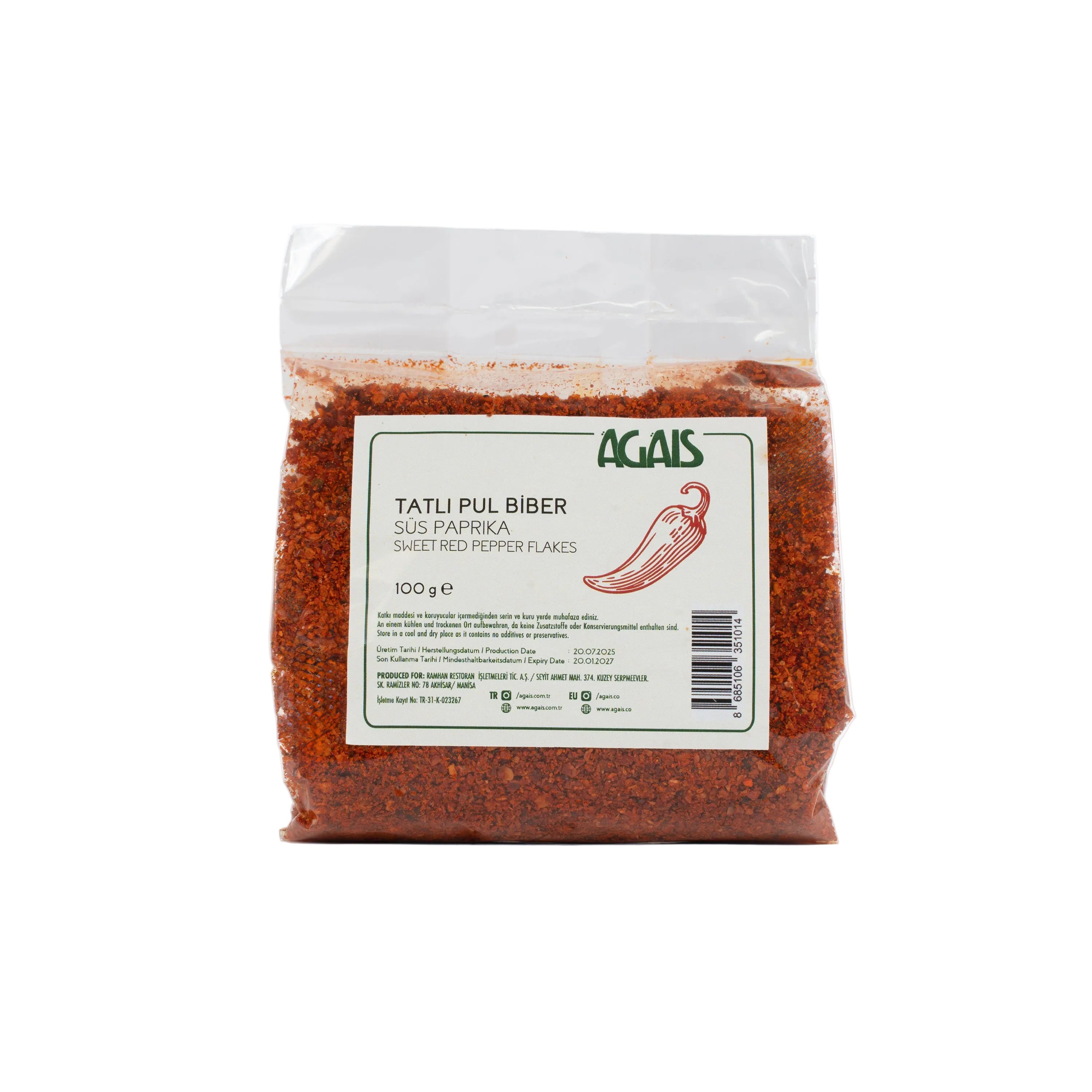 Süße Paprika – 100 g