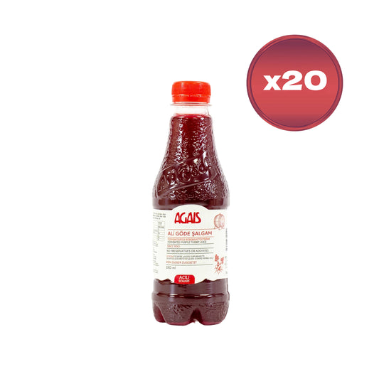 Fermentiertes Rübensaft Getränk (Şalgam) – Scharf – 330ml (20×330 ml Flasche)